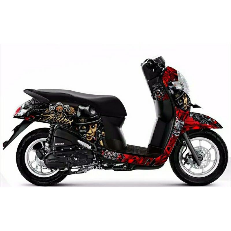 Striping Decal Motor Scoopy full body