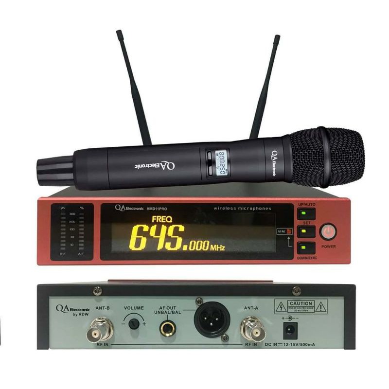 MIC WIRELESS QA ELECTRONIC HMD 11 PRO ORIGINAL BY RDW