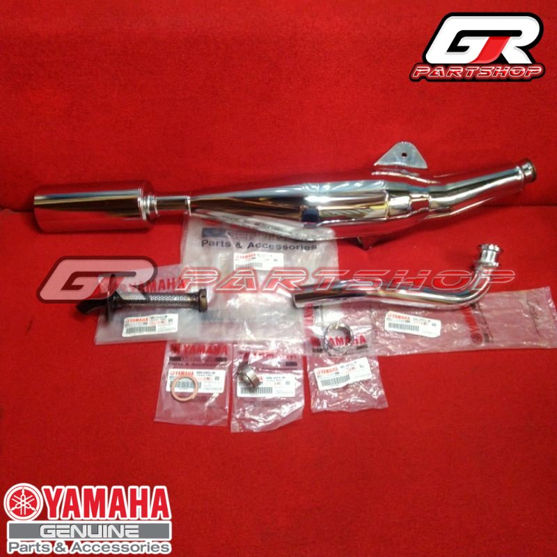 paket knalpot fullset f1zr ori ygp fizr fiz f1z r muffler mufler exhaust exhoust kenalpot silencer