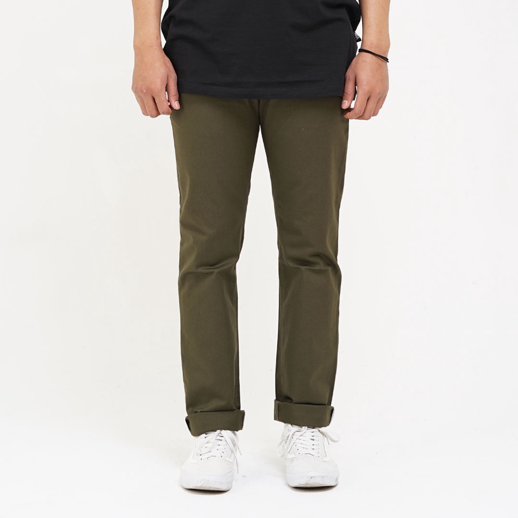 Whoopculture &quot;Muntjac&quot; Green V2 Stretch Chino