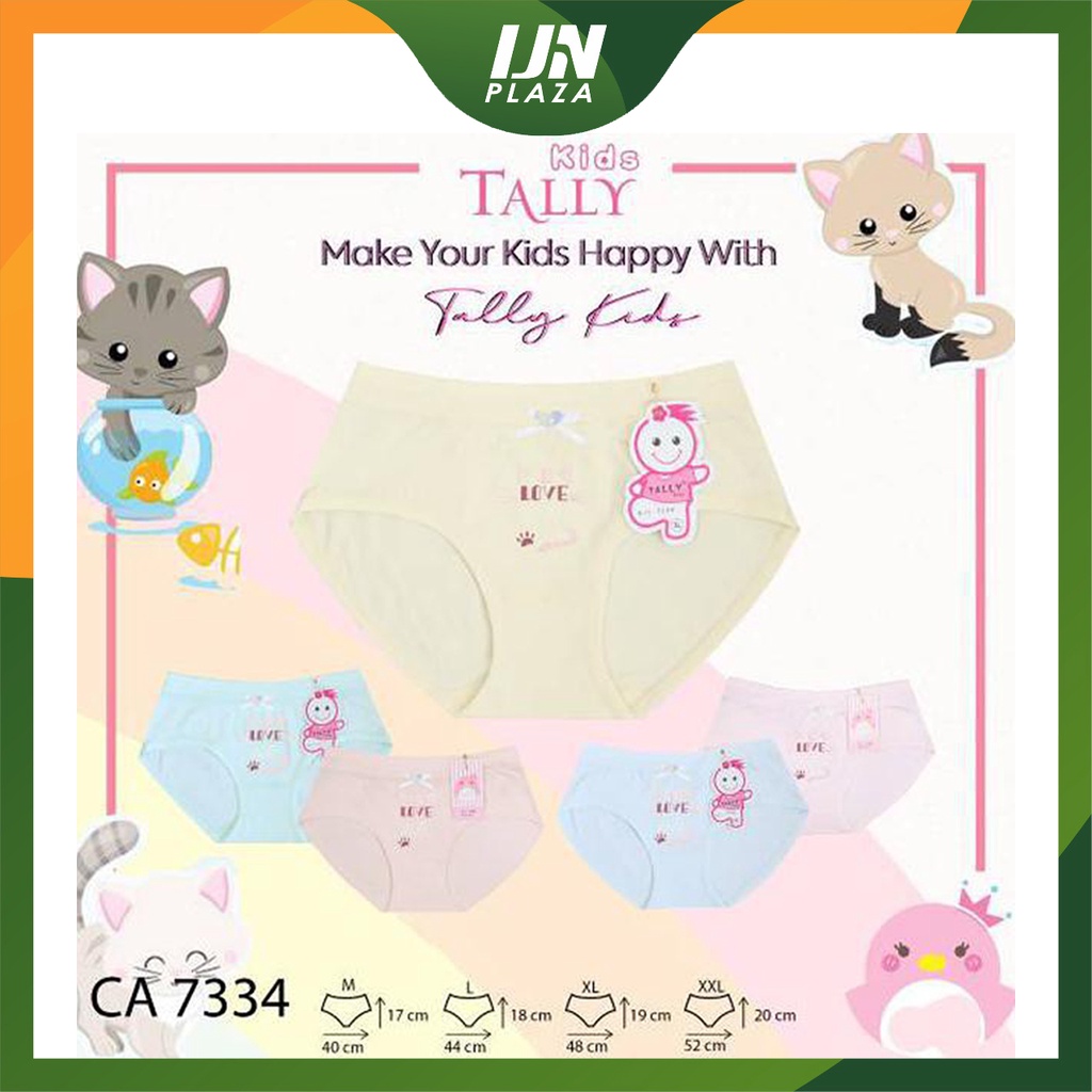 ❤ IJN ❤  Celana Dalam Anak Perempuan Tally Kids 7213 7283 7271 | Celana Boxer Segitigan Anak Perempuan