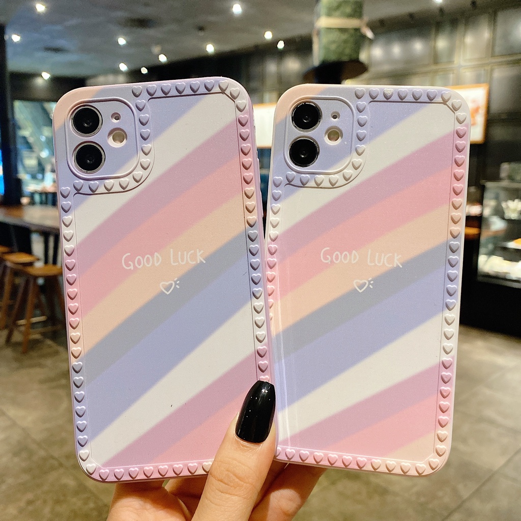 Soft Case TPU Motif Pelangi Untuk Xiaomi Poco X3 Pro X3NFC M3Pro F3 Redmi 10 9A 9C Note10S Note10 5G Note9S Note9 Note8