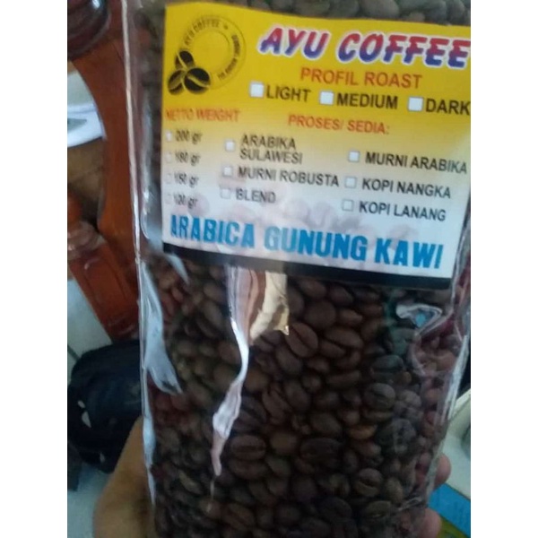 

kopi biji arabica gunung Kawi by ayu cofee