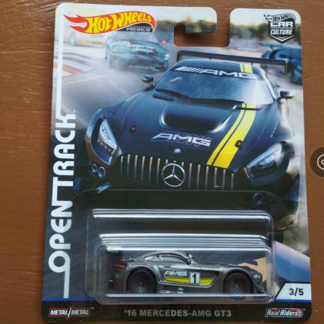 hot wheels hotwheels open track 16 mercedes amg gt3 riders ban karet
