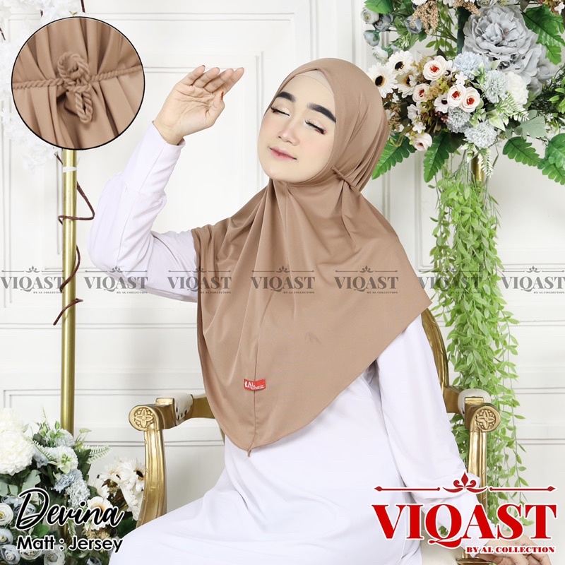 Hijab Bergo Devina Tali Kepang ORIGINAL VIQAST