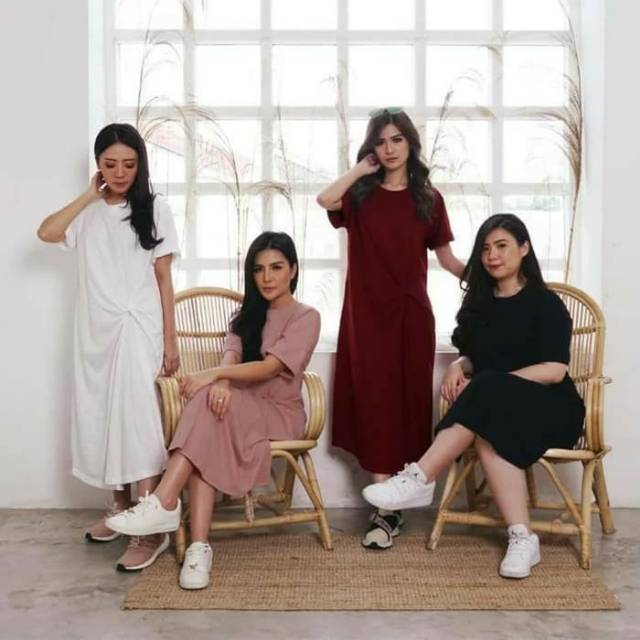 STYLENANDA DRESS WANITA LENGAN PENDEK