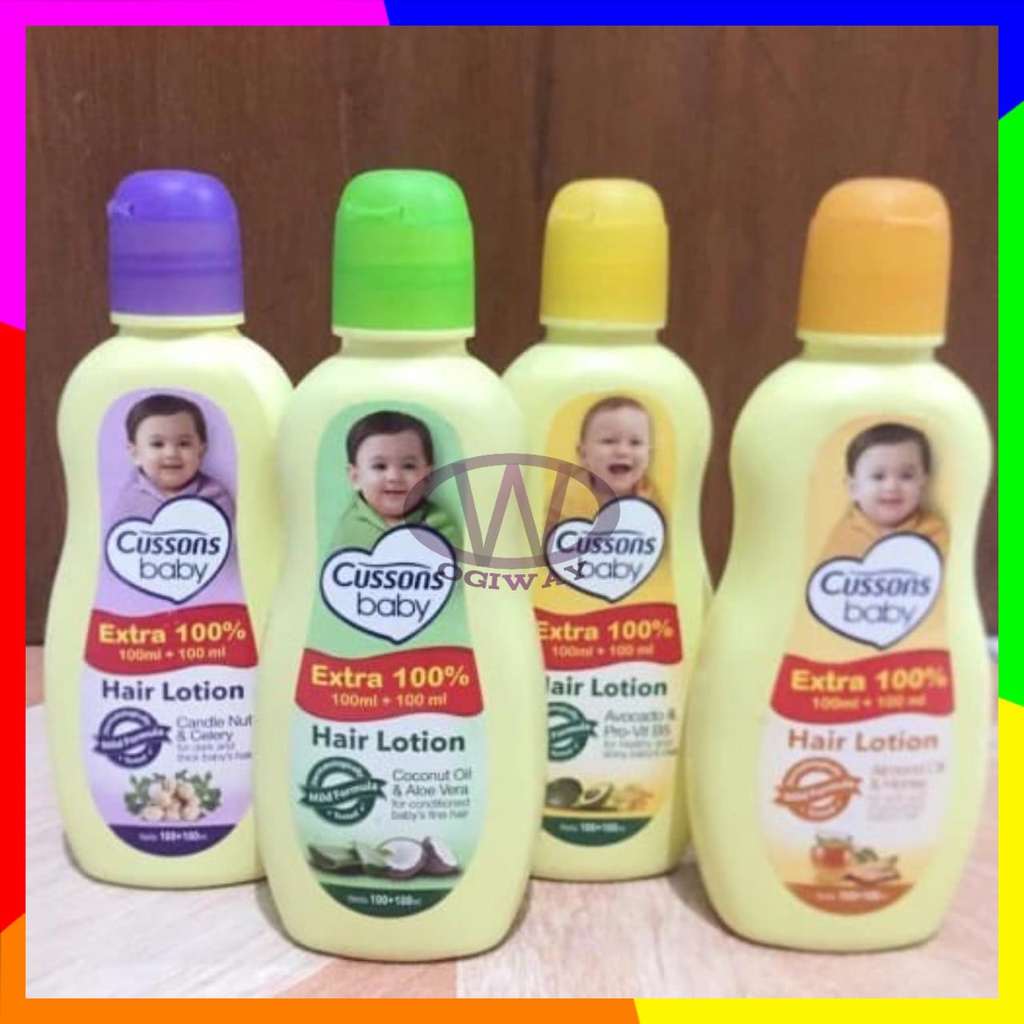 Jual (CB) CUSSONS BABY HAIR LOTION 100+100ML(200ML), 50+50ML(100ML
