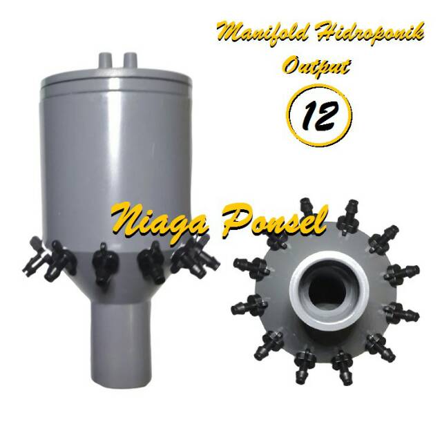 MANIFOLD HIDROPONIK 12 NEPLE 7MM