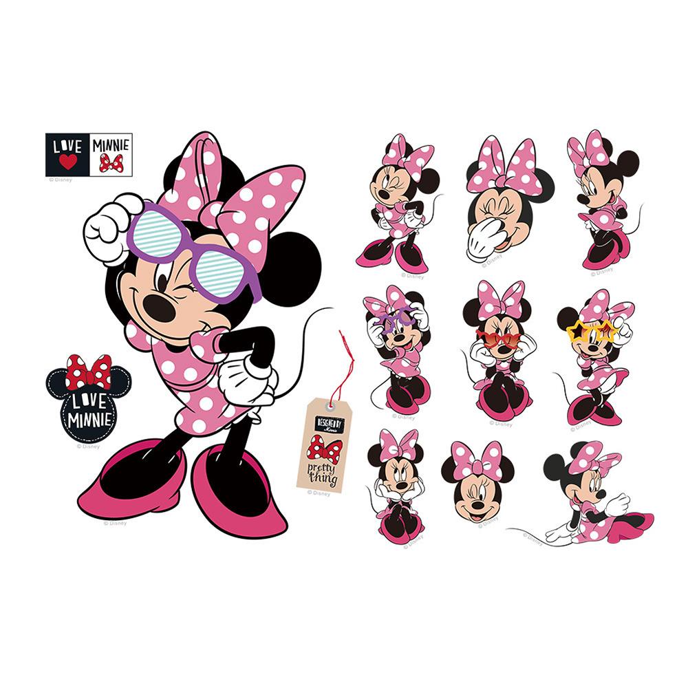 Lanfy Stiker DIY Removable Kartun Mickey Minnie