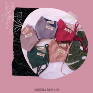 MASKER AURORA ORIGINAL TWO TONE BOLAK BALIK 2 WARNA  