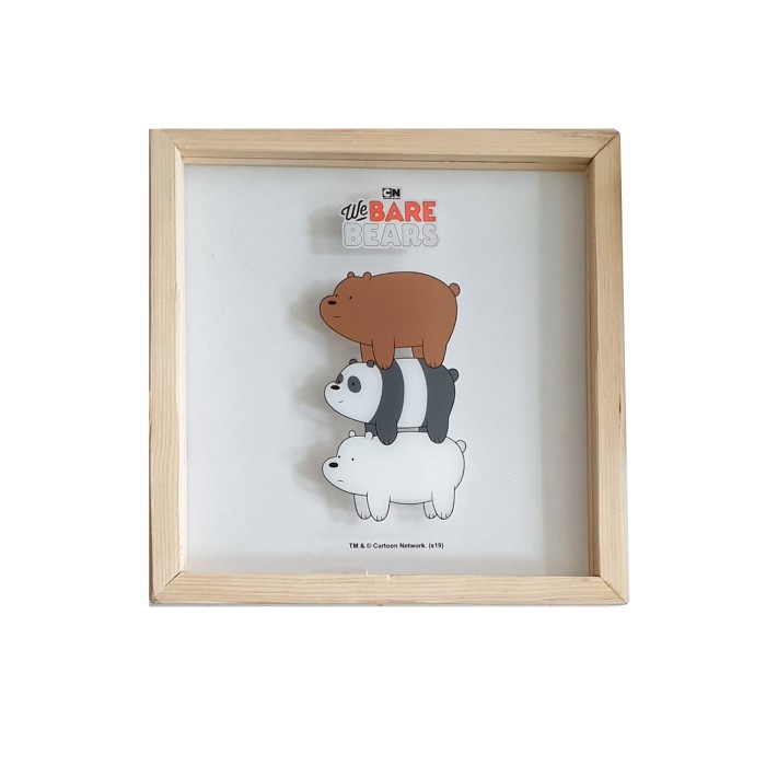 

We Bare Bears Wall Decor Acrylic 30x30 cm