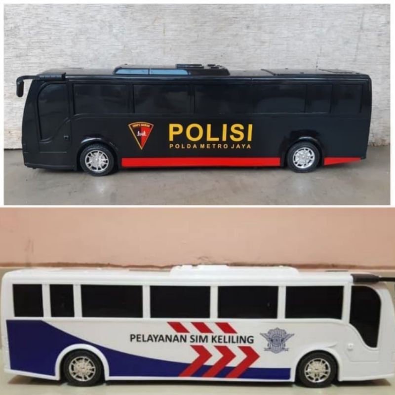 Mainan Bus Polisi - Mainan Mobil Bus Polisi - Mainan Bis Polisi