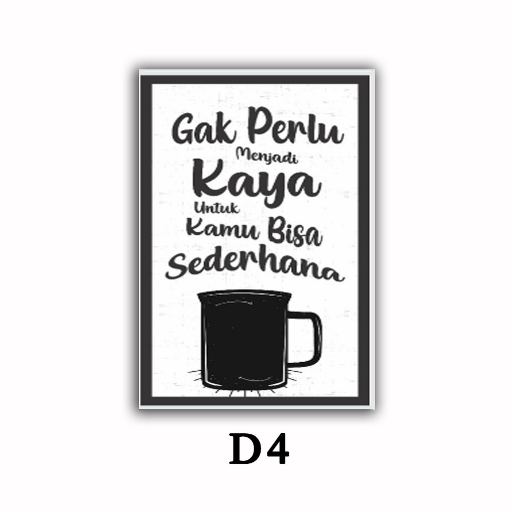 grosiramanah [TERMURAH] Hiasan Dinding Poster Kayu Pajangan Walldecor Quote Vintage 20x30