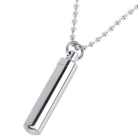 Liontin Bandul Kalung Pria Pendant Titanium Steel Necklace Minimalist