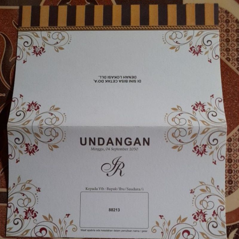 blanko undangan erba 88213