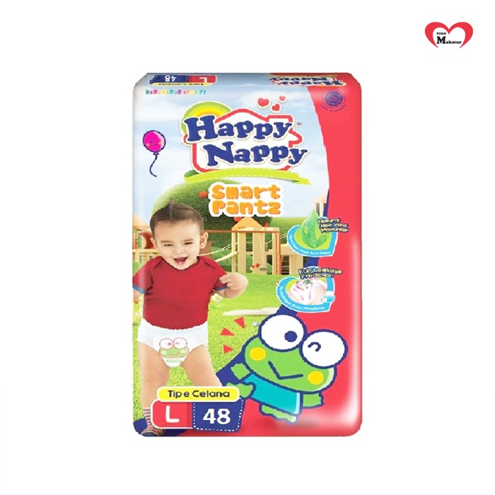 Happy Nappy Pants S60/M54/L48/Xl44/Xxl36 / Toko Makmur Online