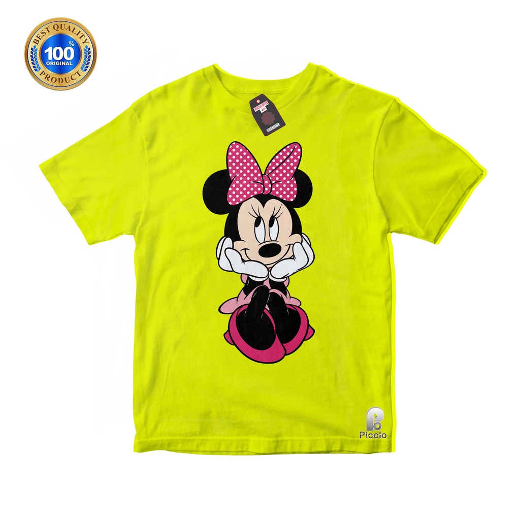 KAOS ANAK MINI MOUSE, MICKEY MOUSE Bahan Cottun