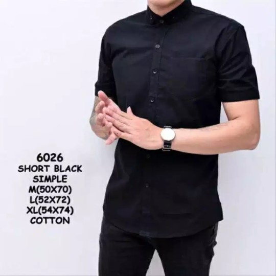 Kemeja Pria  Lengan Pendek Distro Premium Oxport,kemeja pria lengan pendek/kemeja polos pria lengan pendek/kemeja polos