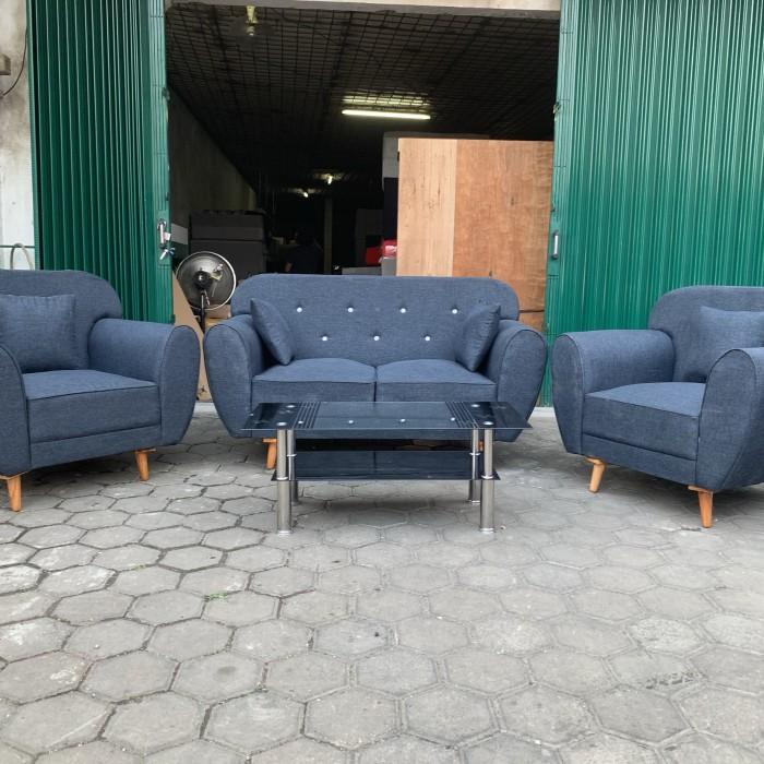 Promo Free Ongkir Sofa Tamu Minimalis 211 + Meja Scandinavian