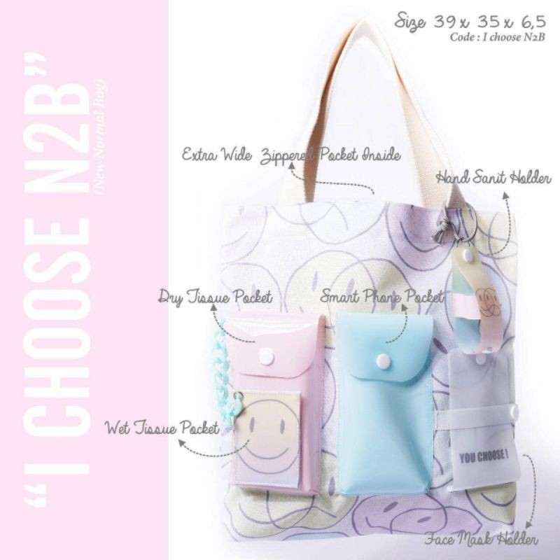 

N2B Smile Pastel Color / New Normal Bag I Choose