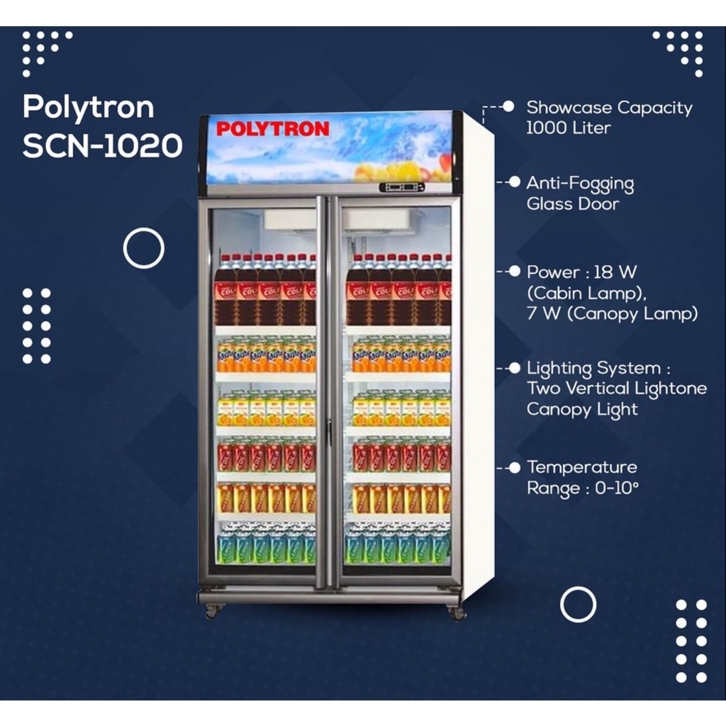 Showcase Polytron SCN1020 / Chiller Polytron SCN 1020 1000Ltr