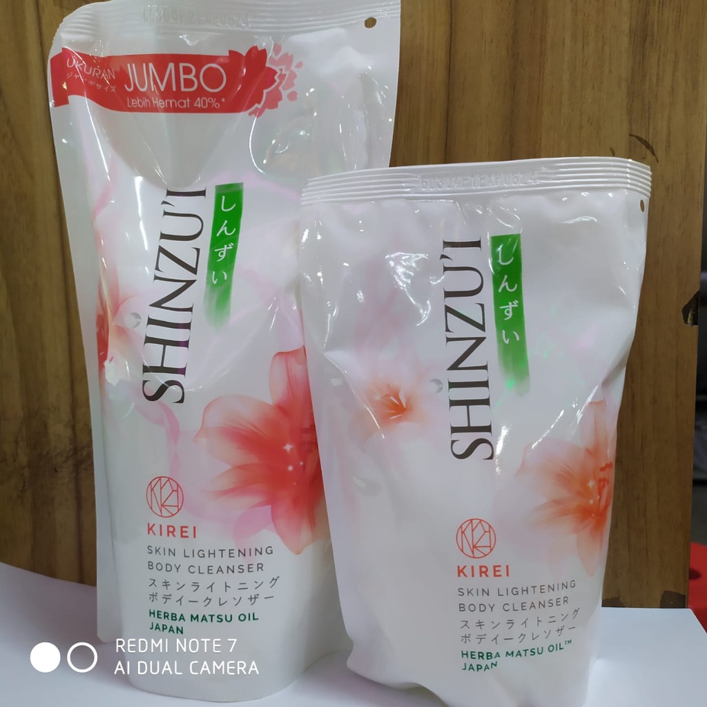 SHINZUI'I BODY WASH KIREI REFIL 800 ML ( FREE SHINZU'I REFIL 400 ML )