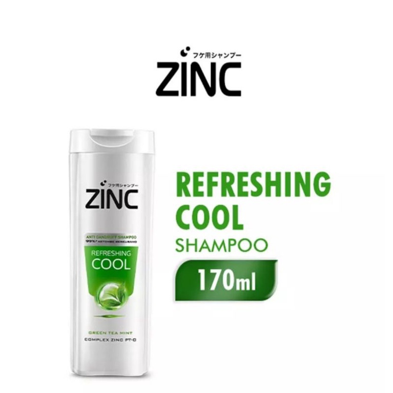Jual Zinc Shampoo Refreshing Cool 170 Ml Shopee Indonesia