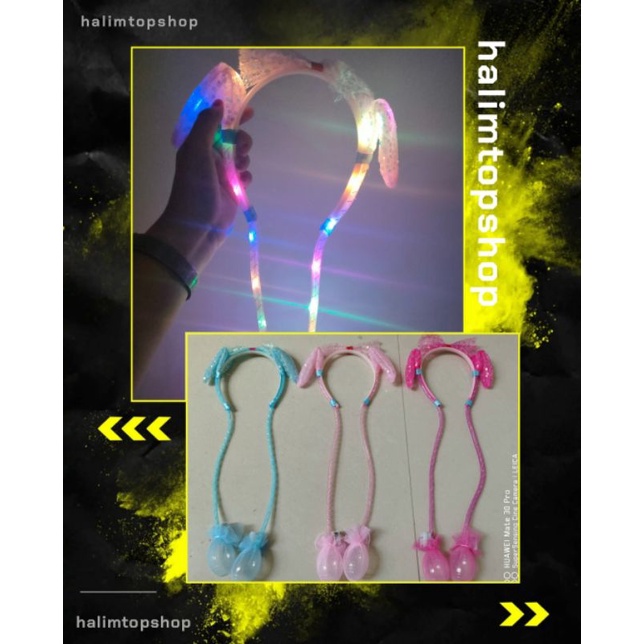 Bando Anak Kelinci LED Murah / Bando Dewasa LED Lucu