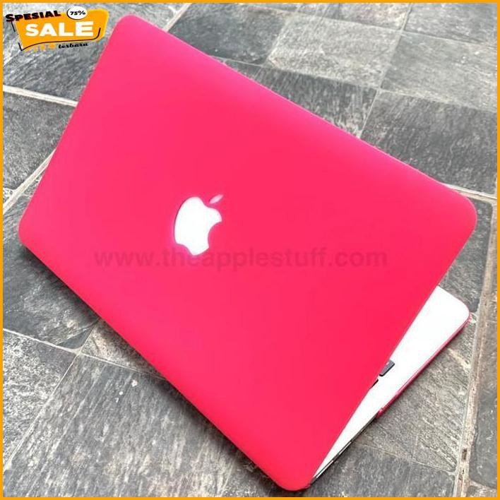 Termurah- MacBook Case MATTE ROSE RED - A1278 -Paling dicari