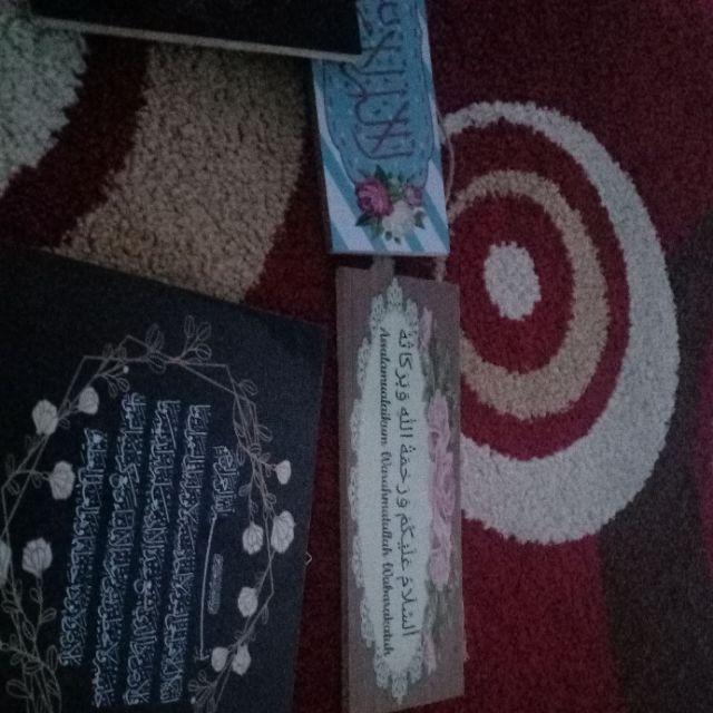 Hiasan Dinding Shabbychic Gantungan Salam Pajangan Dekorasi Rumah Art