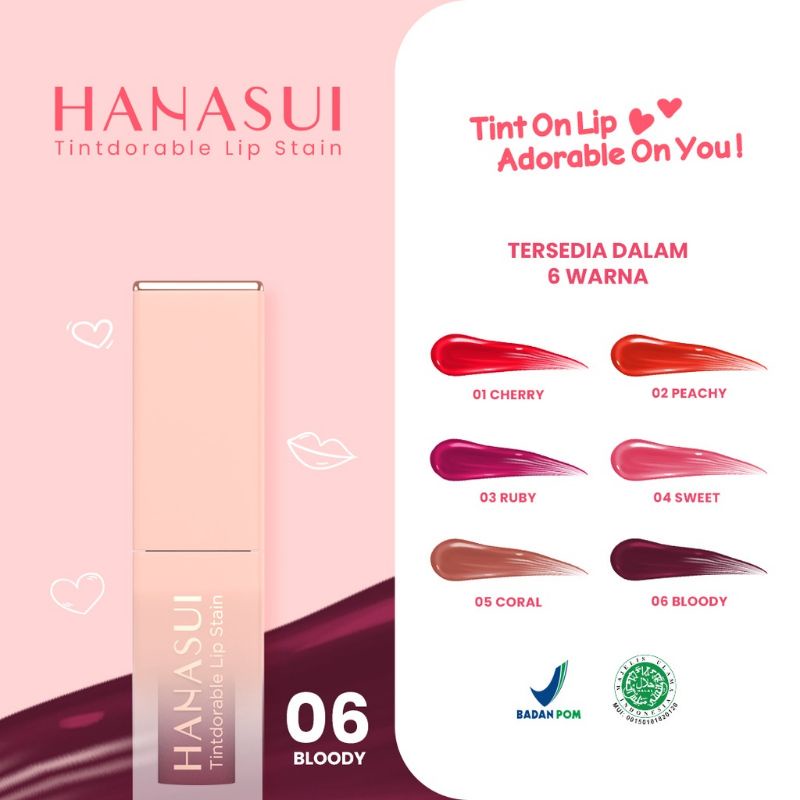 ✨ ELYSIA ✨ Hanasui Tintdorable Lip Stain/ Lip Tint