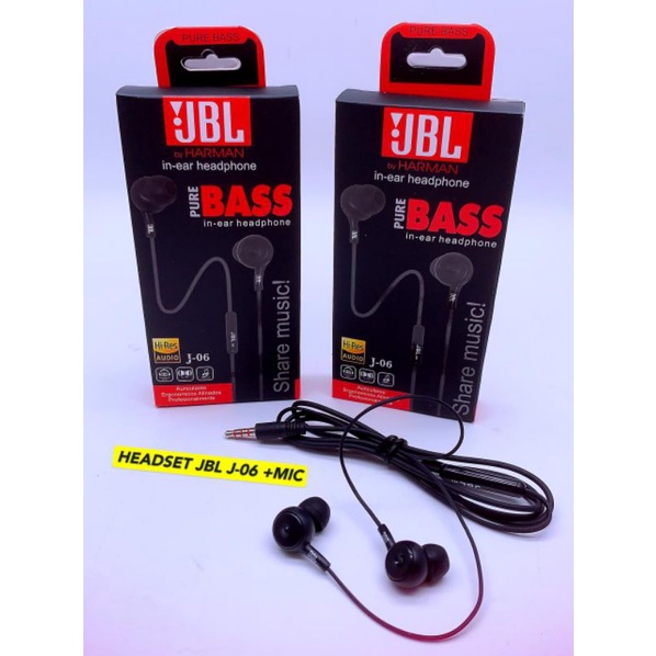 HF/HEADSET JBL PREMIUM PURE BASS+ MIC