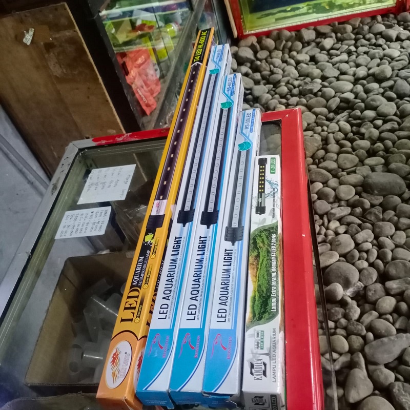 LAMPU CELUP - LAMPU AQUARIUM 20CM - PUTIH