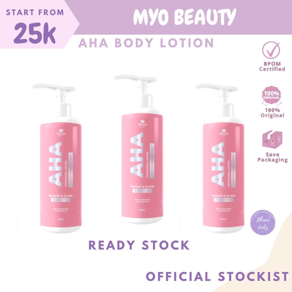 BODY LOTION AHA bright and glow BY Mayra Organik Myoo Beauty