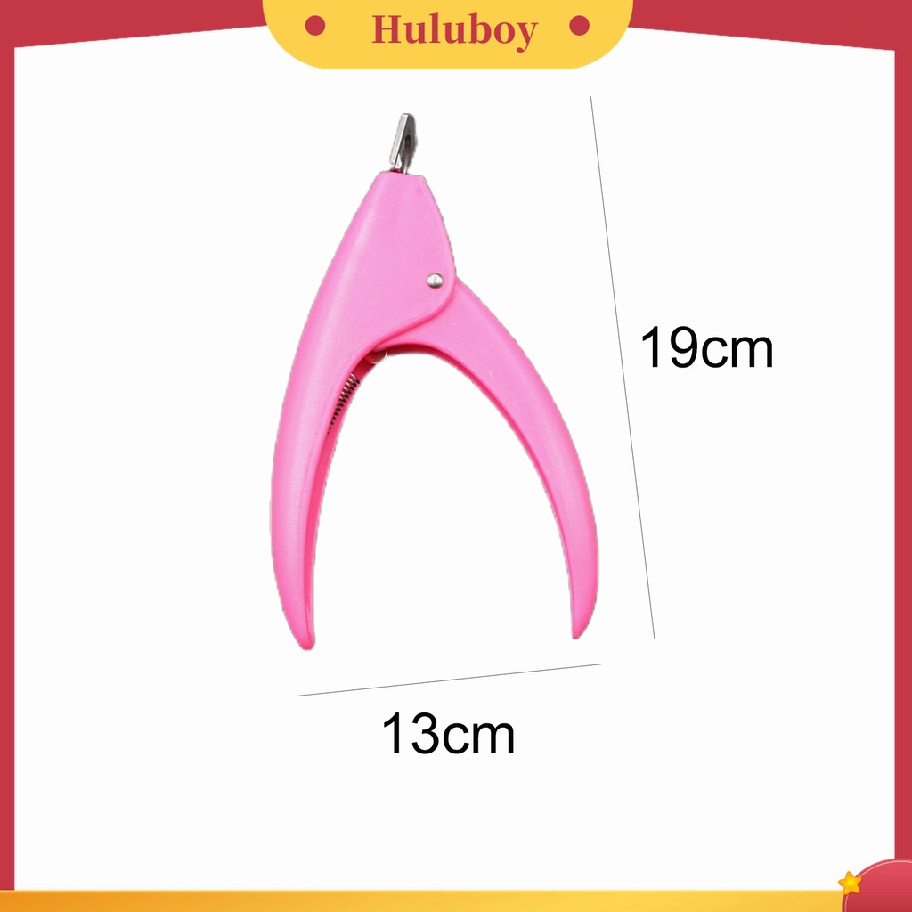 Huluboy Huluboy♡ Klip Penjepit Extension Kuku Palsu Bahan ABS Dapat Digunakan Kembali