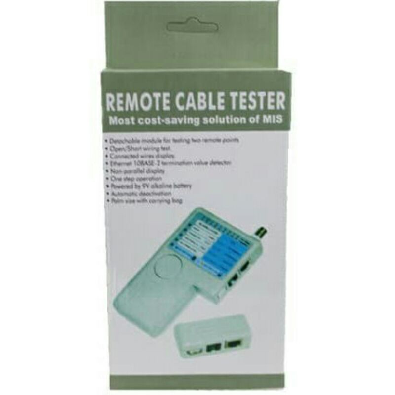 Remote Cable Tester 4 in 1 ( BNC, USB, RJ-11 DAN RJ-45 )