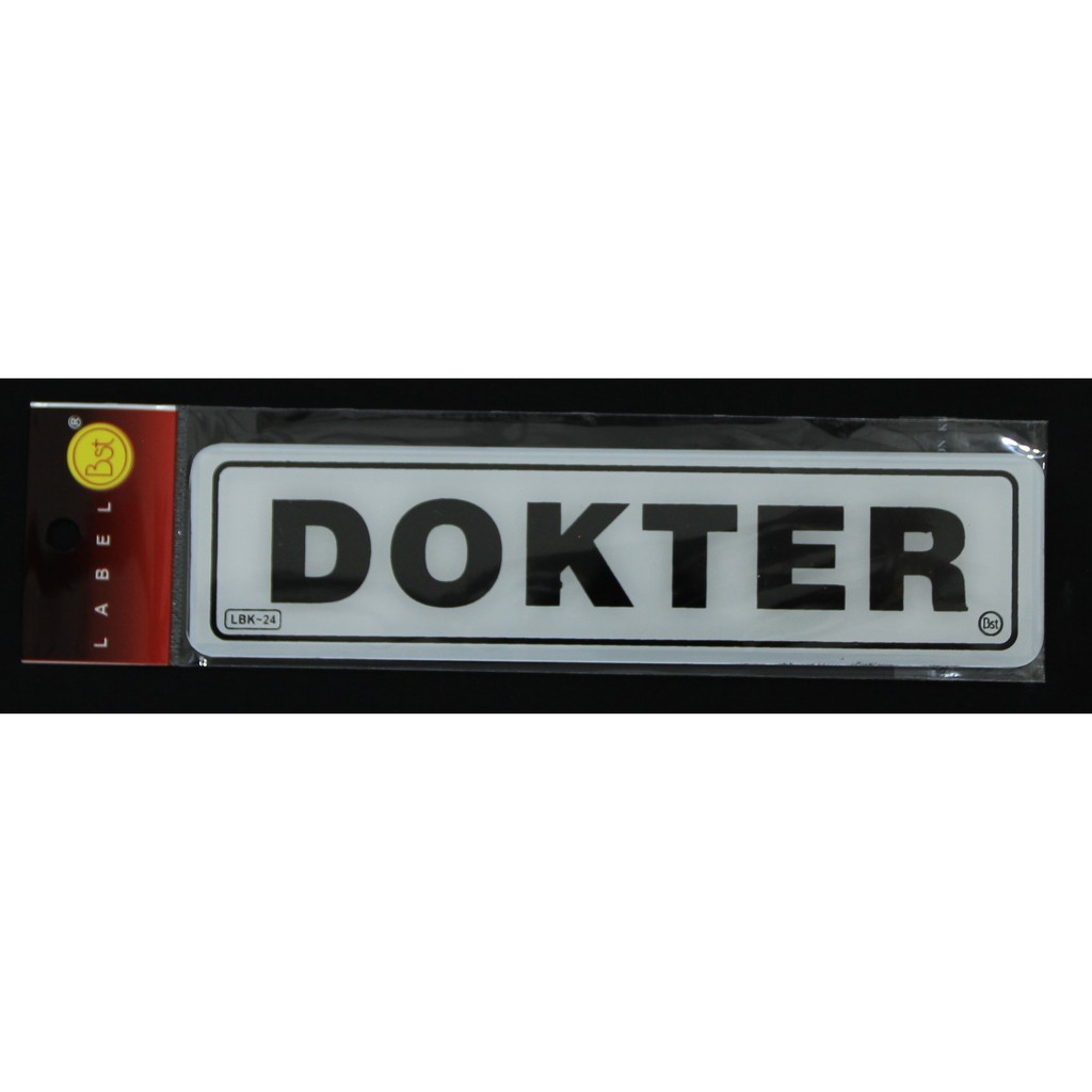 

Label Akrilik Dokter
