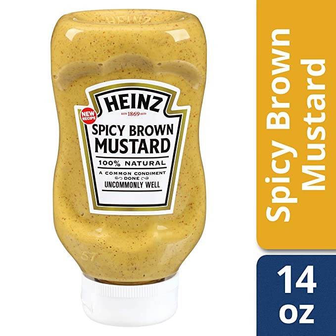

HEINZ SPICY BROWN MUSTARD NATURAL 396 GR