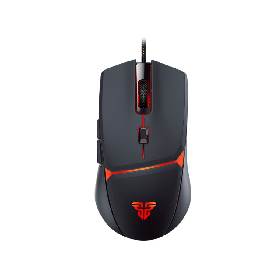 Mouse Fantech VX7 Crypto RGB - Gaming - Black - Putih White - Sakura Pink