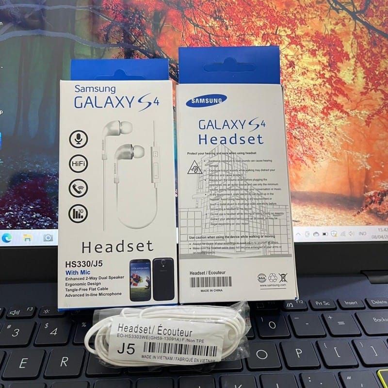 HEADSET SAMSUNG S4 OC HS330 HANDSFREE EARPHONE SAMSUNG HS330 J5