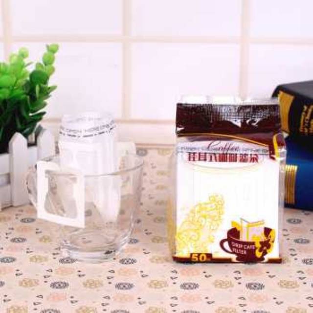 

VanKood Kertas Penyaring Kopi Drip Cafe Paper Filter Coffee 50PCS T111 Seduh Pemisah Ampas Murah