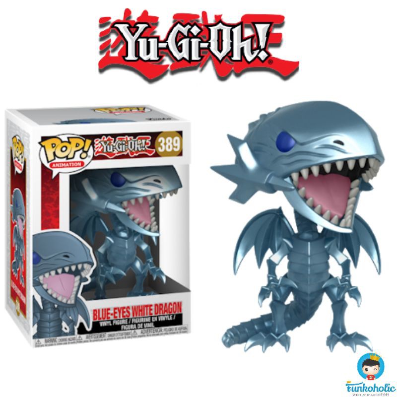 Funko POP Animation Yu-Gi-Oh - Blue-Eyes White Dragon #389