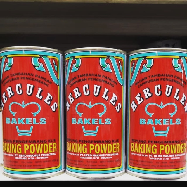 

HERCULES BAKING POWDER 450G (Pengembang Kue)