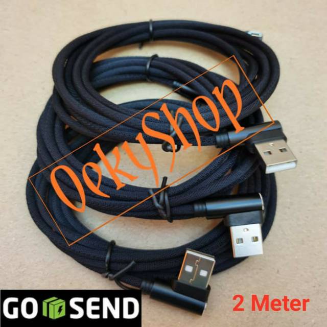 Kabel Gaming USB Micro 2 Meter L Shape