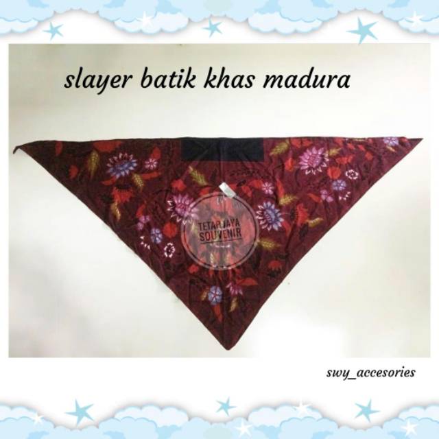 Slayer batik khas madura