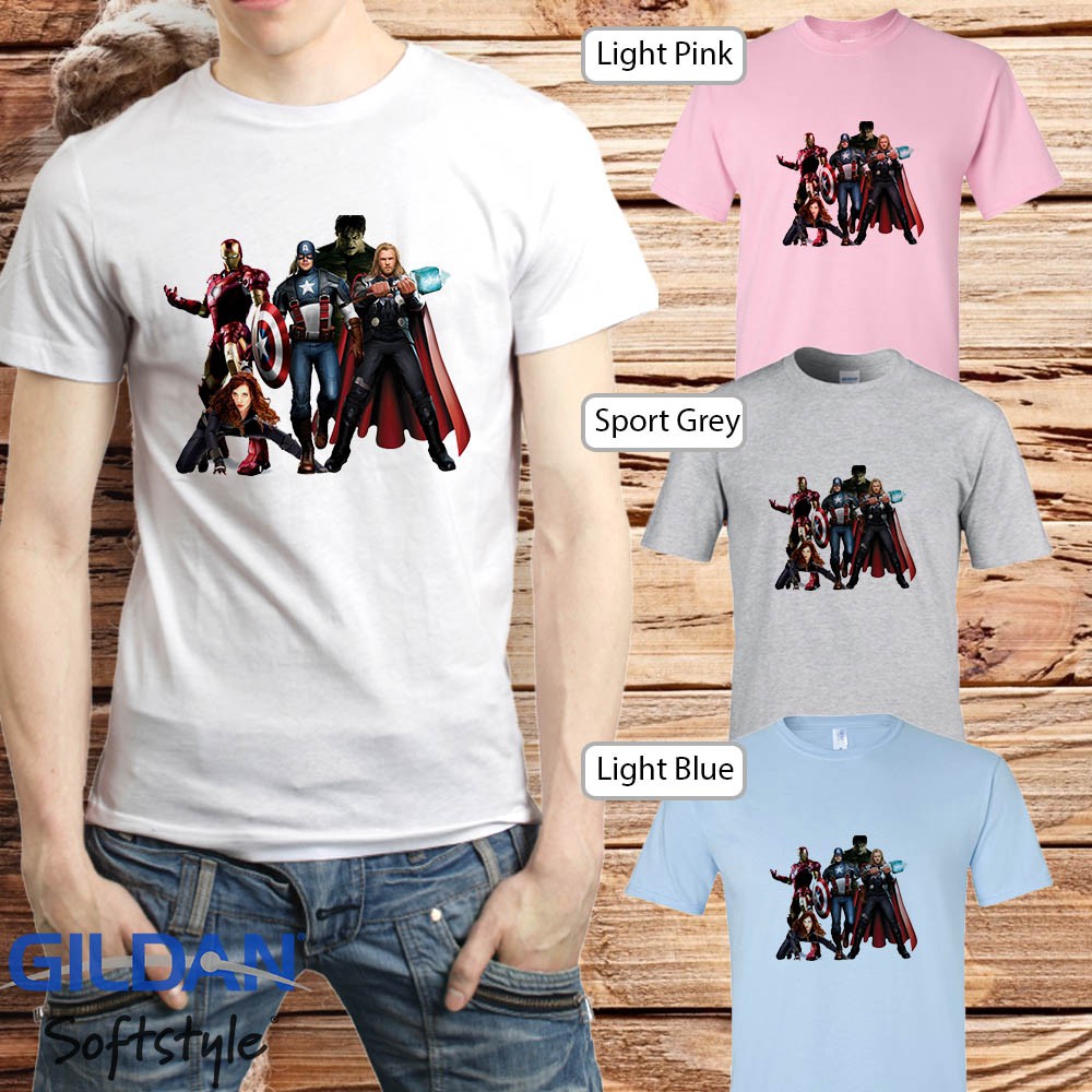 kaos anak/dewasa superhero marvel avenger 07