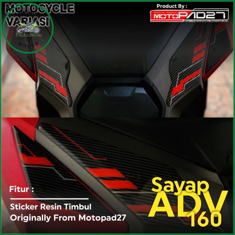 Stiker Sayap ADV 160 Sticker Sayap ADV 160 Resin