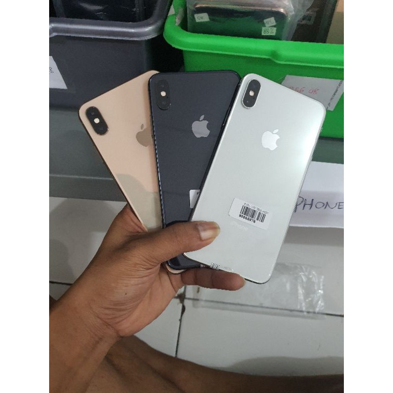 iPhone XS Max 64GB 256GB 512GB Fullset Second Original