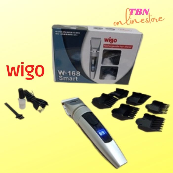 Mesin Alat Cukur Rambut Propessional Wigo Hair clipper W 168 Smart wireless 2200 mAh