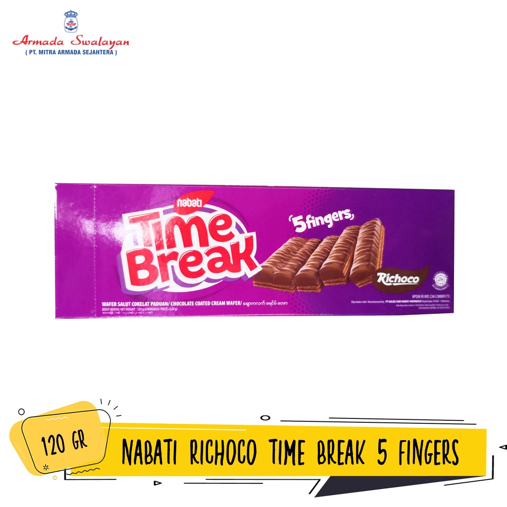 

NABATI Time Break 5 Fingers 120g